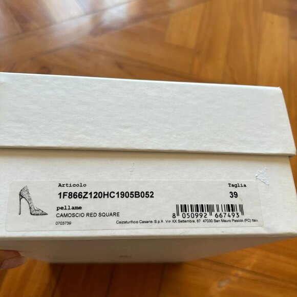 Casadei Cryst Blade Neckline Pumps - Picture 12 of 12